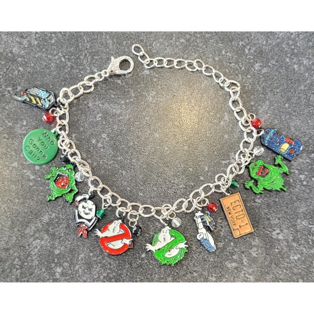 NWOT Ghostbusters Inspired Multi-Colored Charm Bracelet